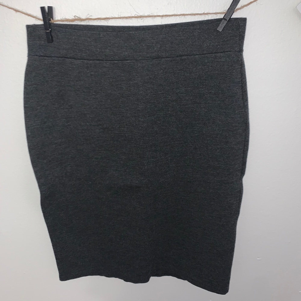 Charlotte Russe Grey Pencil Skirt